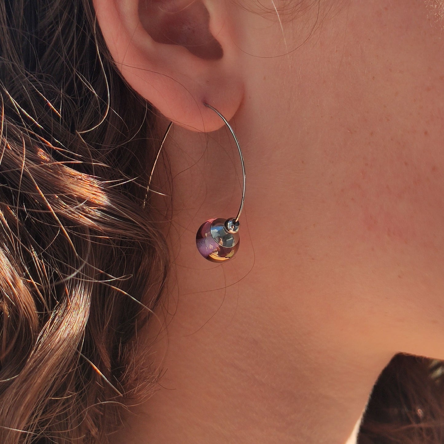 Bloucles d'oreilles " Manon "