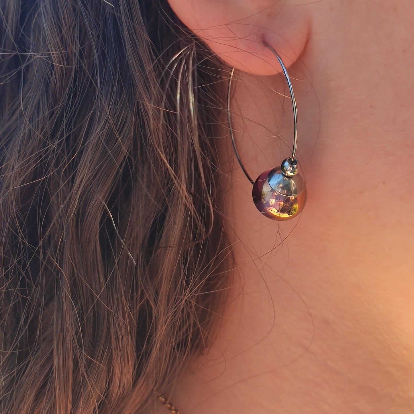 Bloucles d'oreilles " Manon "