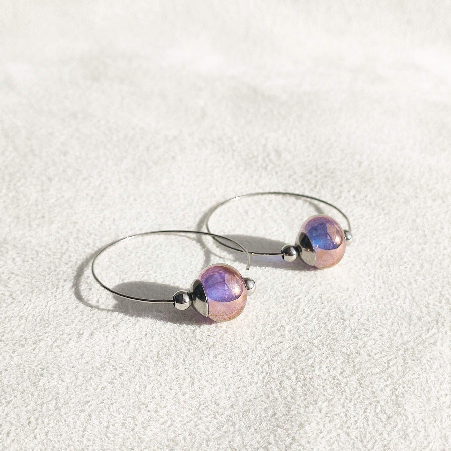 Bloucles d'oreilles " Manon "