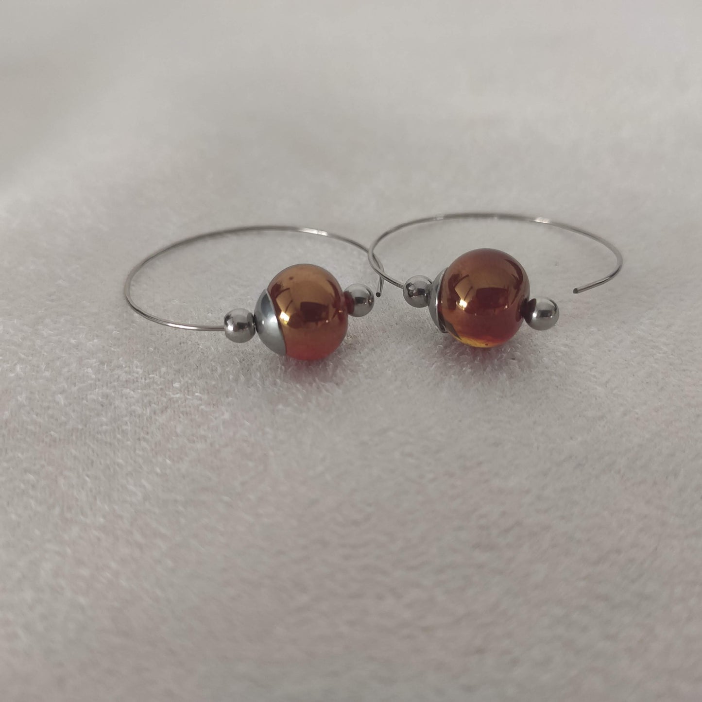 Bloucles d'oreilles " Manon "