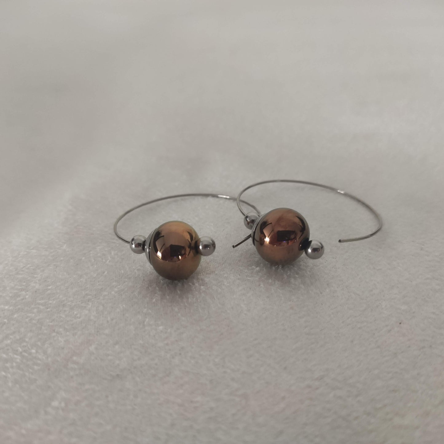 Bloucles d'oreilles " Manon "