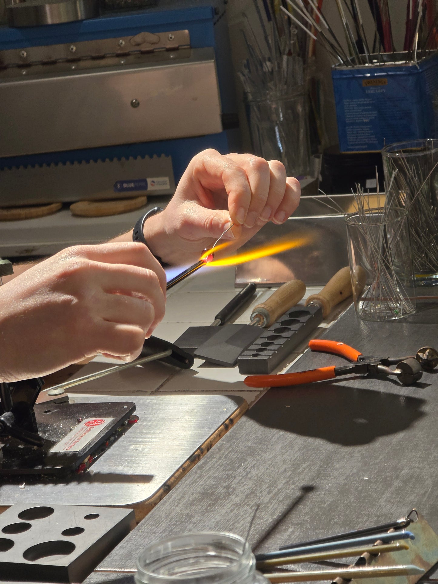 Atelier " Réalisez votre bouquet de fleurs en verre filé au chalumeau " en duo