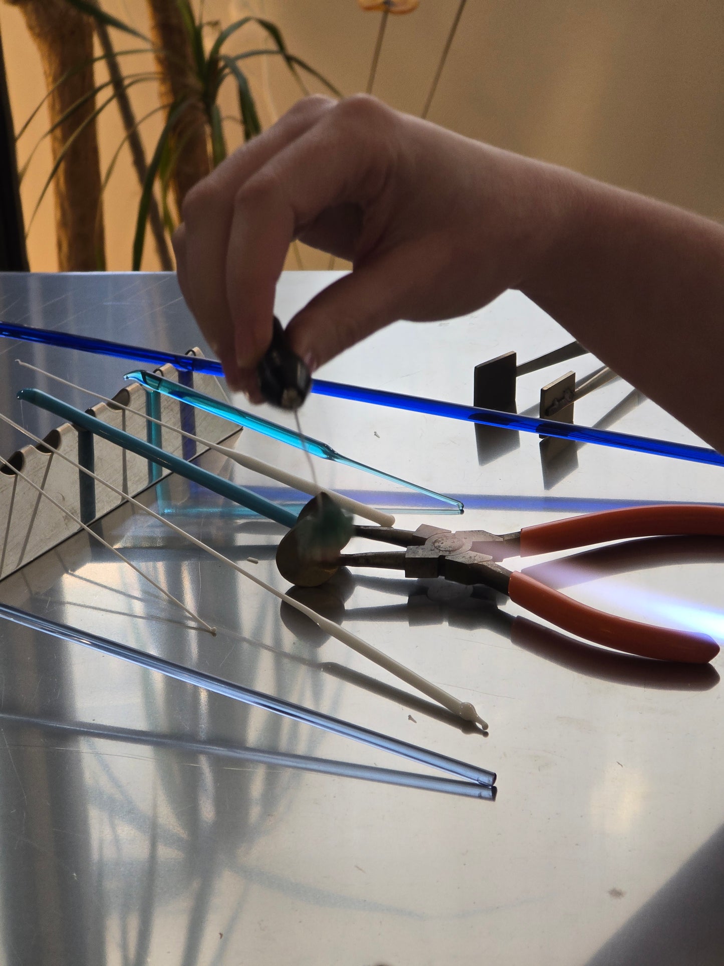 Atelier " Réalisez votre bouquet de fleurs en verre filé au chalumeau " en duo