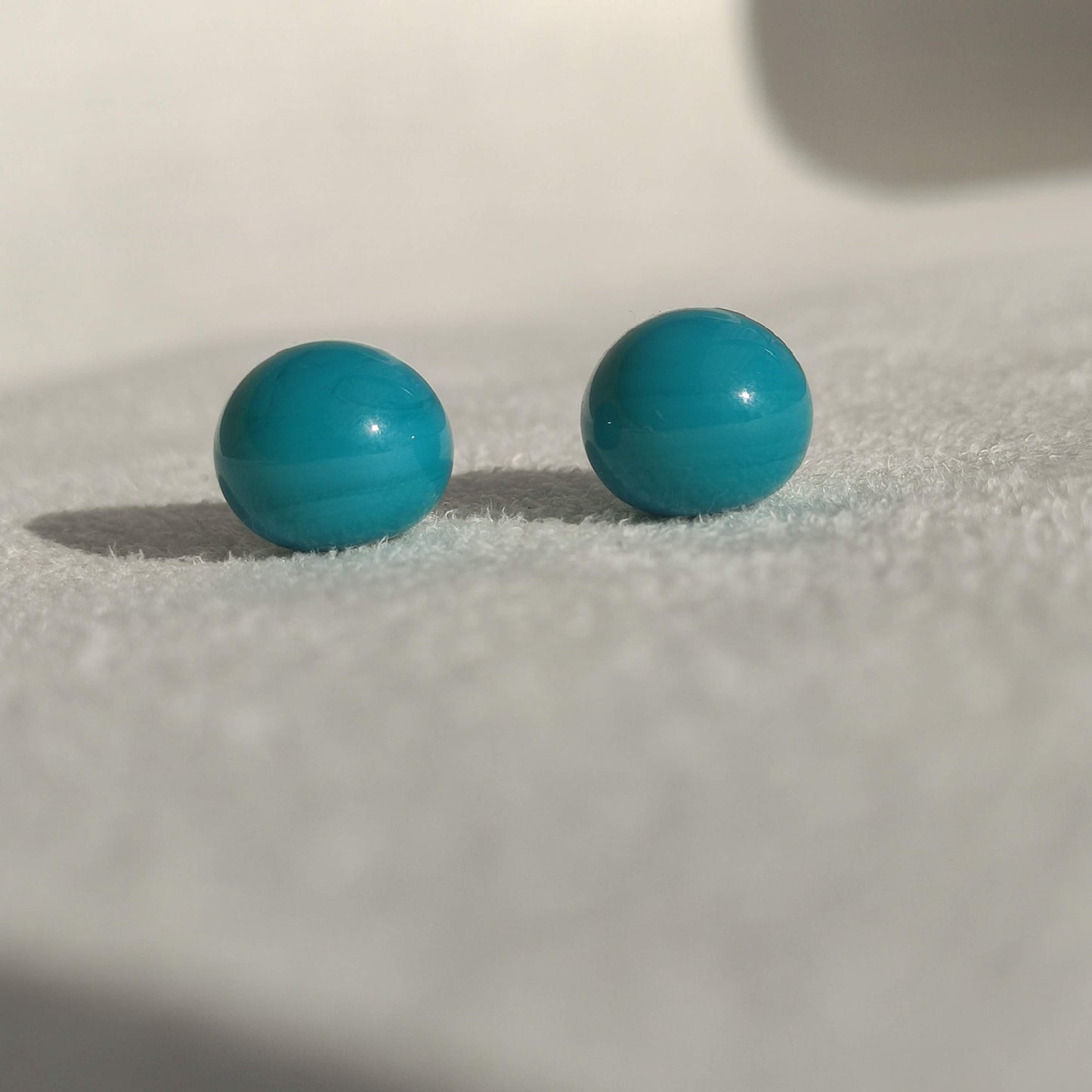 Duo de perles turquoises