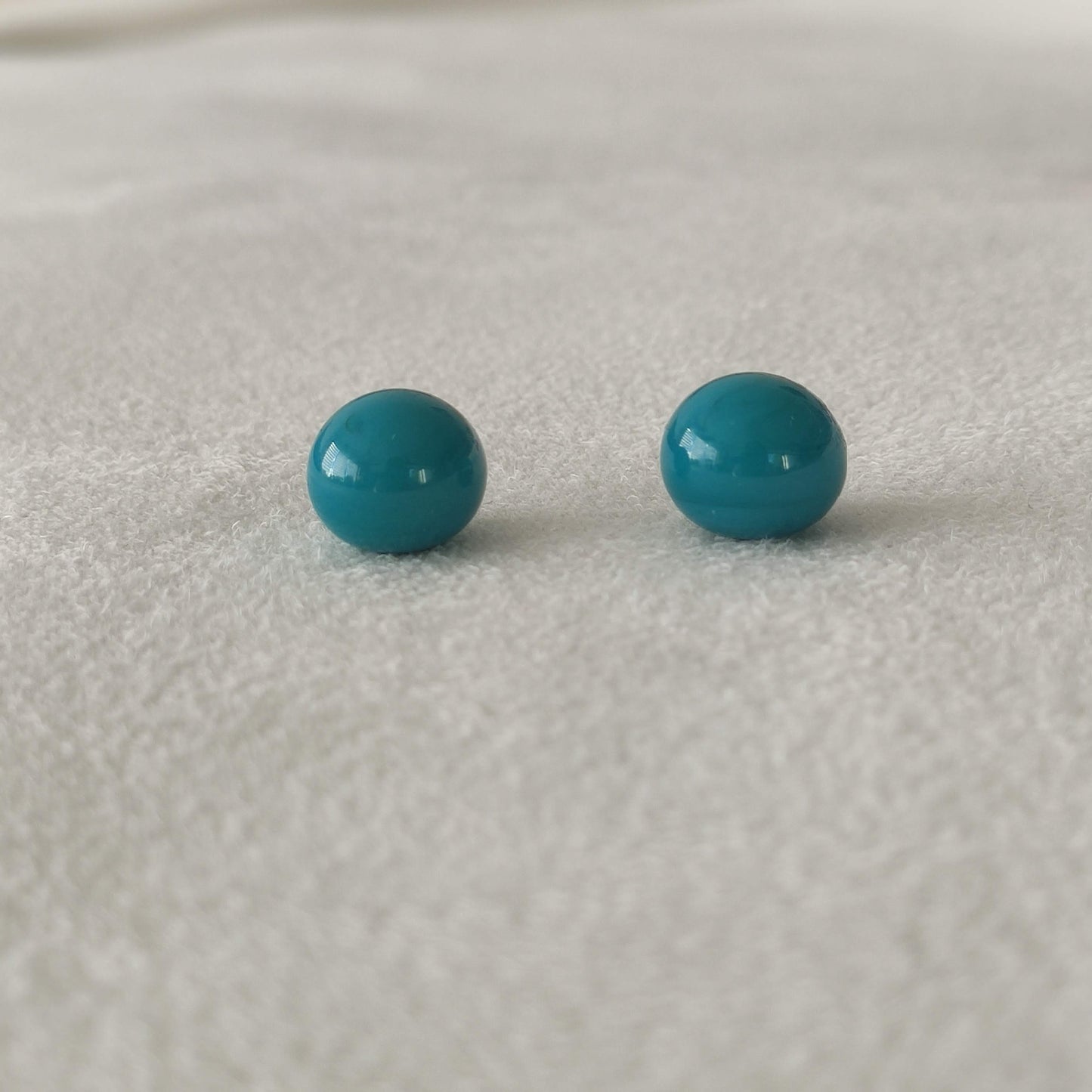 Duo de perles turquoises